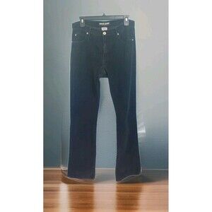 Guess Corduroy Pants Sz 29 Straight Leg Mid Rise Black Made In The USA Y2K